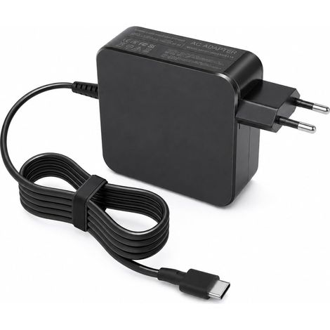 Chargeur 65W pour JBL Xtreme 3 4 5 Extreme 45W Adaptateur Secteur USB-C PD, 20V 3.25A Compatible JBL Boombox Flip 5/6/7 Laad 4/5/6 Pulse 4/5 Clip 4/5 GO 3/4 Câble 1.8m 5 Profils Tension (5V-20V)