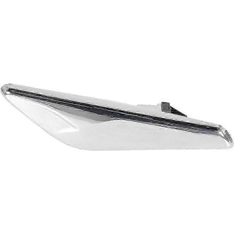 Pour BMW X3 X4 F25 F26 2013-2017 - Garniture d'aile chromée avant droite avec clignotant (1/4)