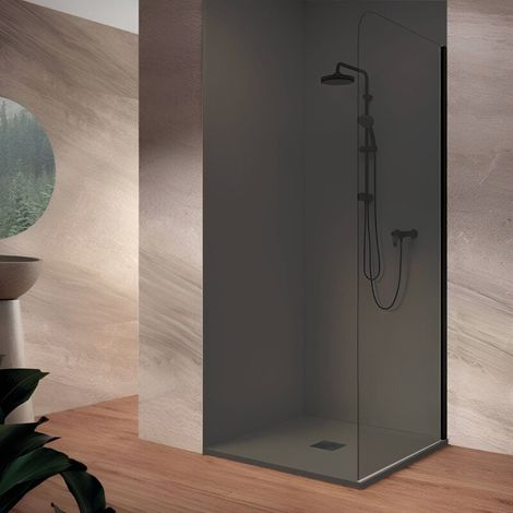 Panneau d'habillage mural pour douche NEXO anthracite 70 x 70 cm