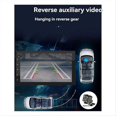 Autoradio tactile IPS pour voiture, compatible Android Auto et CarPlay, stéréo universel (1/5)