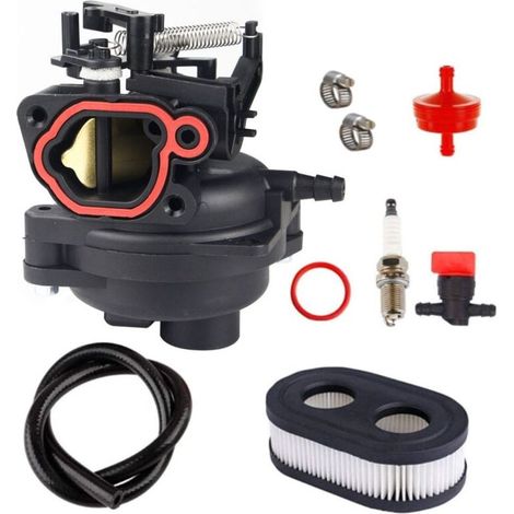 799584 Carburateur pour Briggs & Stratton TB110 TB200 09P702 103M02 550EX 625EX 675EX 725EXI 163cc 140cc moteurs de tondeuse à gazon 594058 596505 594057 592361 596587 594926 594529 (1/5)