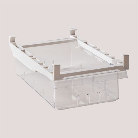 Sklum – Organisateur suspendu pour réfrigérateur en polyéthylène – Installation facile avec crochets – Dimensions 11cm x 20cm x 30cm – 100% recyclable