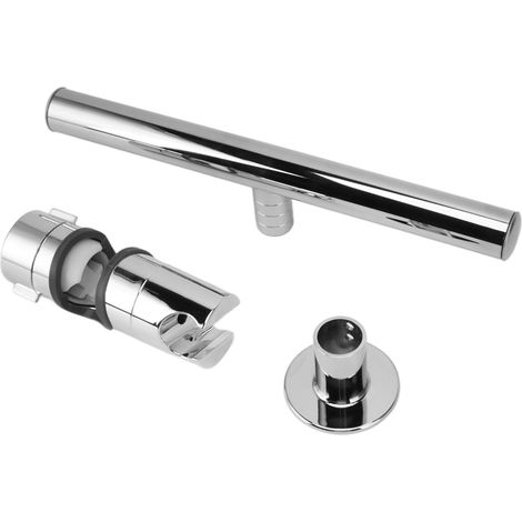 Duschkopfhalterungsset aus Kupfer, verstellbare Handbrausehalterung, Ersatz für Gleitstange und Gleitklemme (1/5)