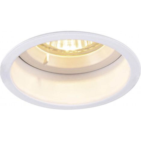 Spot encastré intérieur HORN simple blanc GU10/QPAR51 25W max RT 2012 - SLV - 1005436 (1/3)