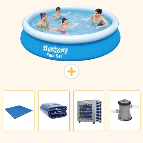 Bestway Bestway Fast Set Ronde - 366x76 cm - 5-pièces  S124 (1/5)