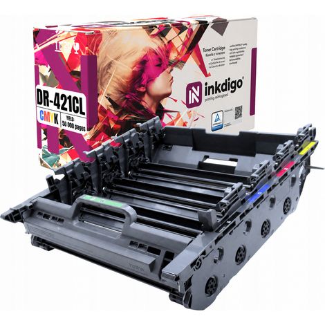 Tamburo Inkdigo DR421CL compatibile con Brother DCP-L8410CDN HL-L8260CDW, certificato TÜV. (1/5)
