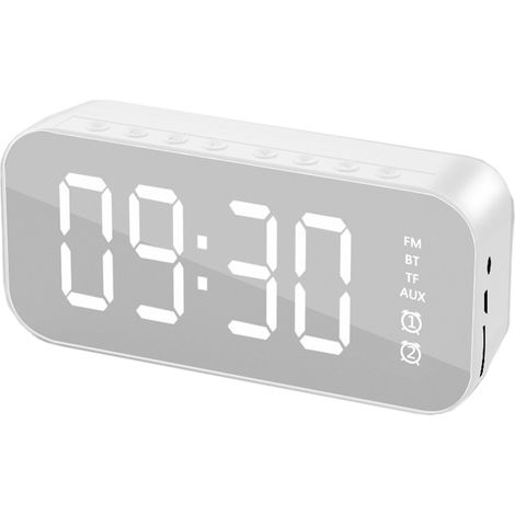 Réveil pour chambre/bureau, réveil numérique avec haut-parleur Bluetooth, réveil pour gros dormeurs (1/5)