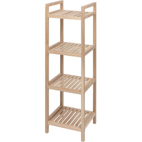 Estantería Acina 4 alturas - estantería de pie estantería para baño certificado FSC® - (1/5)