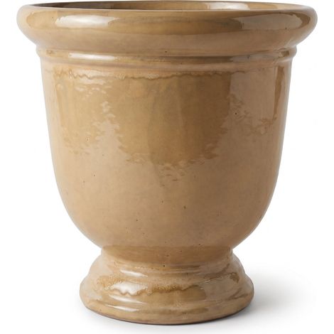 Maceta TITAN 53x55cm miel ámbar (1/2)