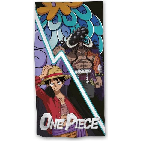 Serviette de plage 70x140 cm One Piece Luffy et Kaido