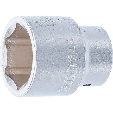 Douille pour Clé Six Pans 25 mm (1) - 46 mm - Acier Résistant - Précision et Durabilité, Pro - D-Work