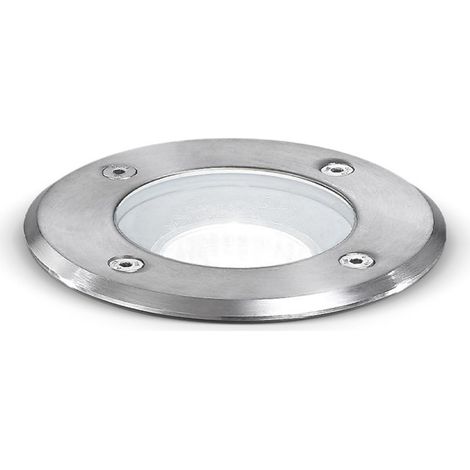 Faretto da Incasso Calpestabile GES260 - Segnapasso a LED con Struttura in Alluminio e Cover in Acciaio Inox AISI 306, IP67 - Gealuce (1/4)