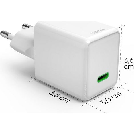 Hama 00201983 USB Ladegerät 45 W 1x USB-C® USB PD Weiß Innenbereich USB Power Delivery (USB-PD) (1/5)