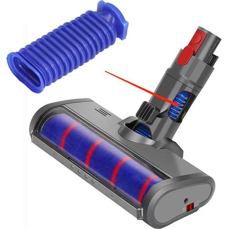 Accessoires pour aspirateur Dyson V6-V11 : brosse douce et tube bleu (1/5)