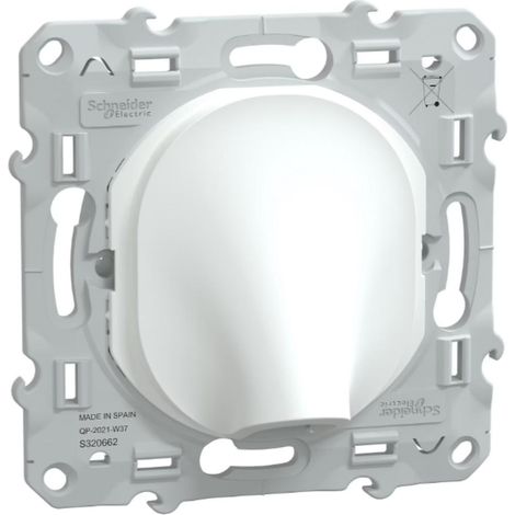 Sortie de câble Ø6-12 mm 16A blanc - Ovalis - Schneider