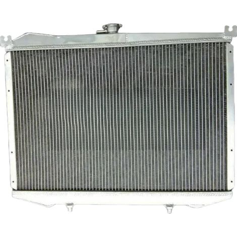 Radiador de aluminio, compatible con Nissan Pathfinder D21 2.4L/3.0L, dimensiones para modelos de 1986 a 1996, mejora la eficiencia de refrigeración del motor, 100% soldado con TIG, tecnología de núcl (1/5)