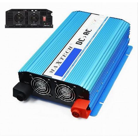 MaxTech - Inverter Di Potenza 5000 Watt Onda Sinusoidale Da 24 V A 230 V Auto Hn5000-24v -