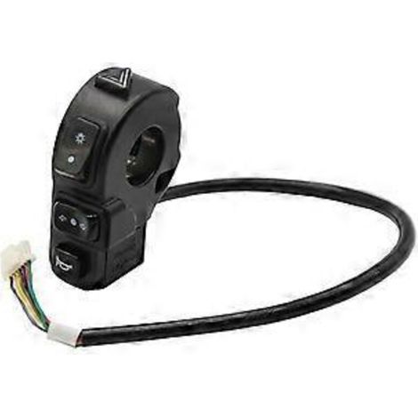 Interrupteur 3 en 1 pour moto, quad, phares, clignotants, klaxon et bouton marche/arrêt pour guidons de 22 mm (1/5)