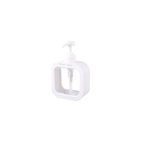 Dispenser di sapone liquido trasparente con pompa, flacone in plastica da 500 ml per sapone liquido per le mani, flacone ricaricabile con pompa per detersivo per piatti. - Crezuo