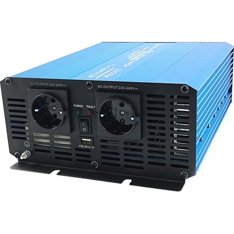 Spannungswandler TS 24V 2000 Watt reiner SINUS (1/5)