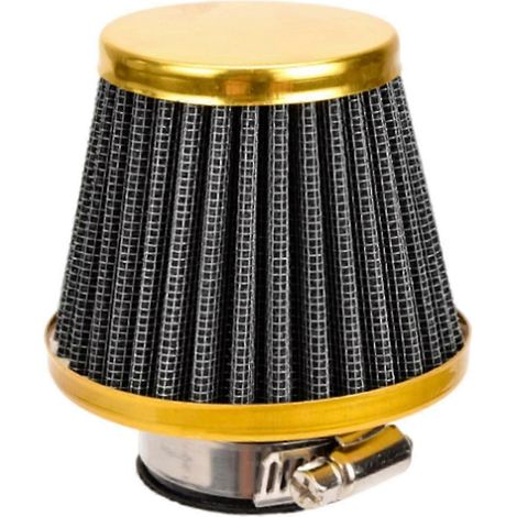 Filtre à air pour moto 38 mm 15 pouces, filtre d'admission à haut débit, kit d'admission d'air froid conique Sport Power Mesh pour moto (1/5)