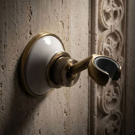 Support de douche PaulGurkes en bronze rétro avec céramique (1/5)