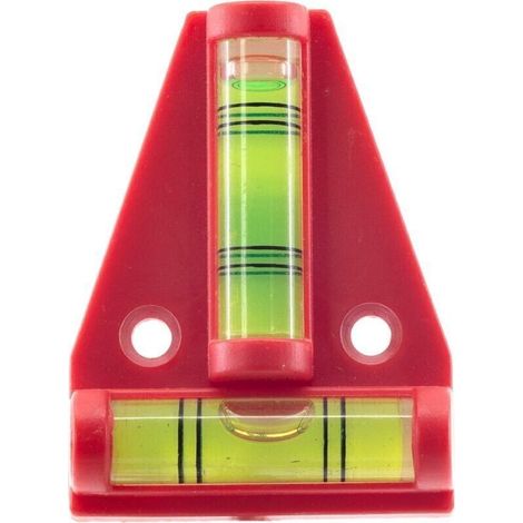 Mini Niveau à Bulle pour Camping Cars ou caravanes Plastique t - Leveler Mini niveau haute précision bulle horizontale bulle horizontale (1/4)