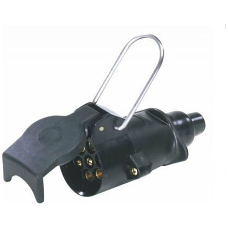 PRESA 7 POLI 12V VOLANTE CARRELLI RIMORCHI APPENDICE CAMPER (31025)