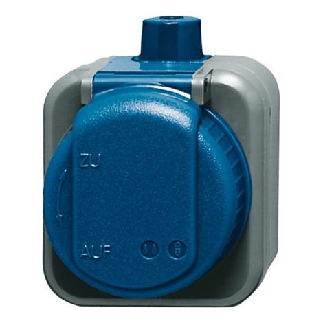 Busch Jaeger 2083-0-0343 prise SCHUKO bleu robuste