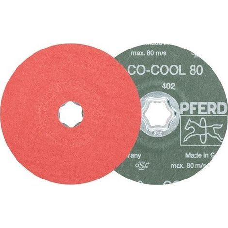 Muela fibra Ø 125 mm (12200 min-1) COMBICLICK® CC-FS CO-COOL, Grano : 36