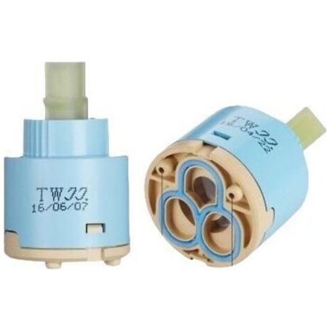 Cartouche céramique, 40MM Cartouche Robinet adapté au robinet de cuisine et au robinet de lavabo (1/2)