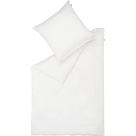 SCHÖNER WOHNEN Biancheria da letto per tutte le stagioni PURE 2.0 - 1 pezzo 135x200 cm, Bianco