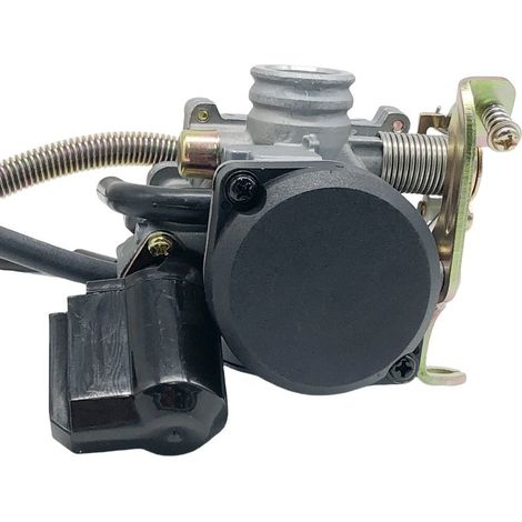 Carburateur GY6 50cc/100cc compatible avec les scooters 139QMB/139QMA avec vanne de purge (1/4)