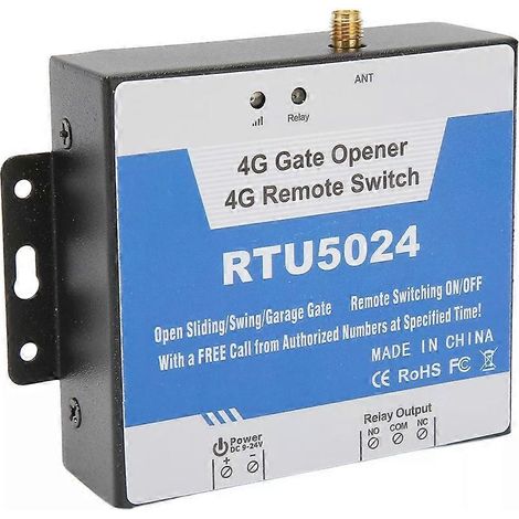 Ouvre-portail RTU5024 4G SMS Alarme intelligente Reconnaissance d'identité intelligente Télécommande WiFi (1/5)