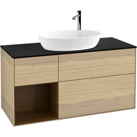 Villeroy & Boch F942GNPC Meuble sous-lavabo Finion F94 (1/2)