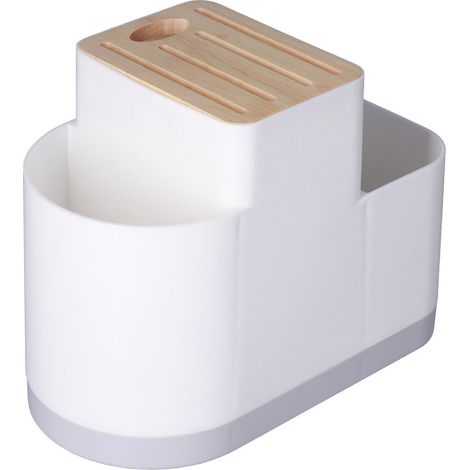 Cage de Rangement pour Couverts en Plastique Multifonction - Porte-Couteaux et Bagettes de Cuisine (1/5)