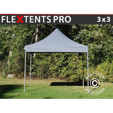 Pop up gazebo FleXtents PRO 3x3 m Grey