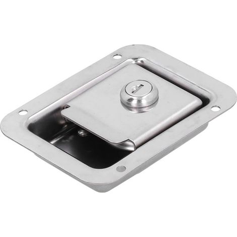 Verrou de porte remorque Ymiko, serrure camping-car avec 2 clés (1/5)