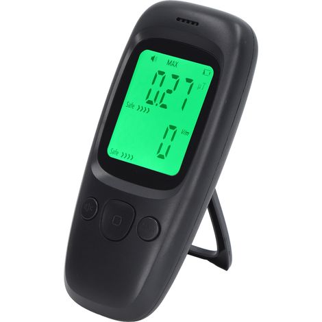 Détecteur de champ électromagnétique CEM portable, testeur de température pour TV et ordinateur, mesureur EMF avec affichage numérique (1/5)