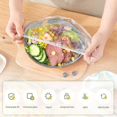 Sac de Congélation - 200 Pcs - Réutilisable - Étanchéité Forte - Transparent (1/4)