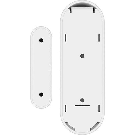 Détecteur de porte/fenêtre intelligent Tuya Smart ZigBee pour maison connectée, sans fil, compatible avec Alexa Home et application mobile. Alarme à distance. (1/5)