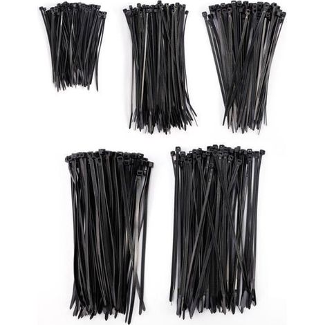 Attache-câble - TEMPSA - Nylon - Noir - 5 Tailles - 500 pièces (1/4)