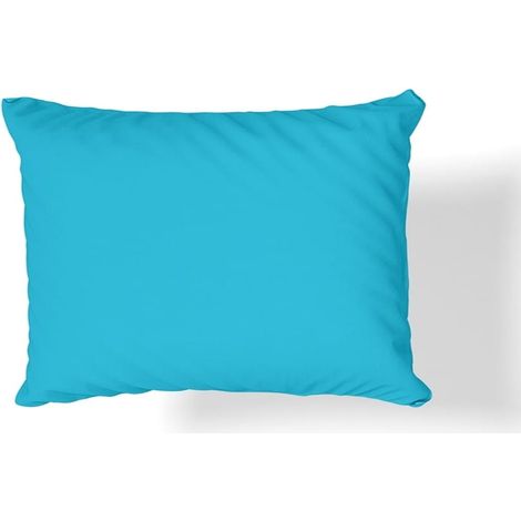 Taie d'oreiller en jersey 50x60 turquoise foncé