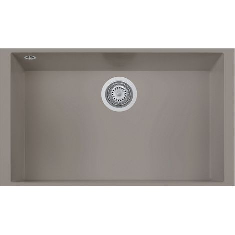 Lavello composito cucina Plados ON7610ST una vasca Sottotop - UG72 Tartufo