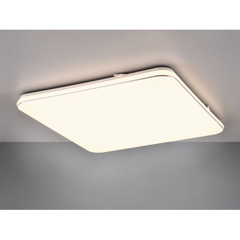 Flache LED Deckenleuchte BLANCA dimmbar, Warmweiß Quadrat, 53cm (1/5)