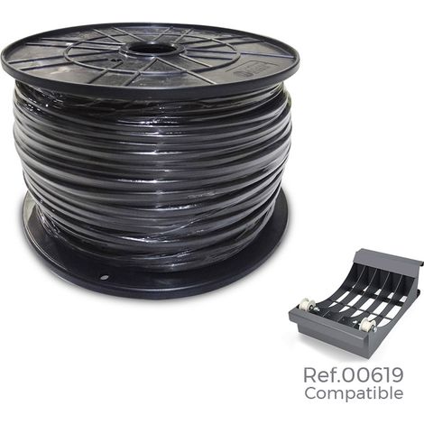 Avvolgicavo flessibile da 1,5 mm Nero Bobina larga 1000 m