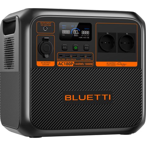 Generator Bluetti AC180P 1800 W LiFePO₄ Batterie
