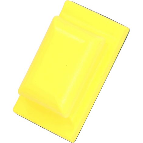 Bloc de ponçage carré en mousse PU avec fermeture auto-agrippante pour le polissage du bois. (1/5)