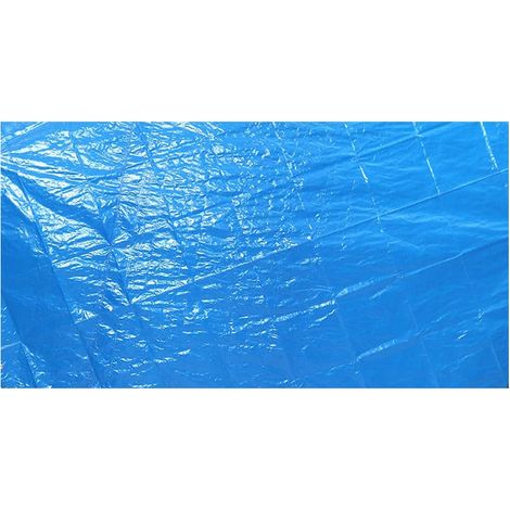 Bâche de piscine rectangulaire 224 x 154 cm avec cordon de serrage pliable pour piscine 221 x 150 x 43 cm (1/5)