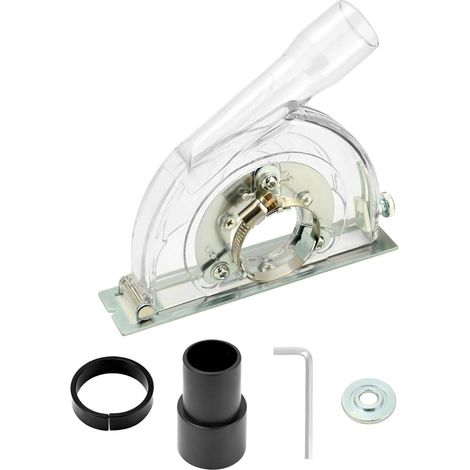 Carénage de poussière transparent pour meuleuse d'angle manuelle de 10,2 cm/12,7 cm et lames de scie de 7,6 cm/10,2 cm/12,7 cm, housse de protection transparente pour meuleuse d'angle (1/5)
